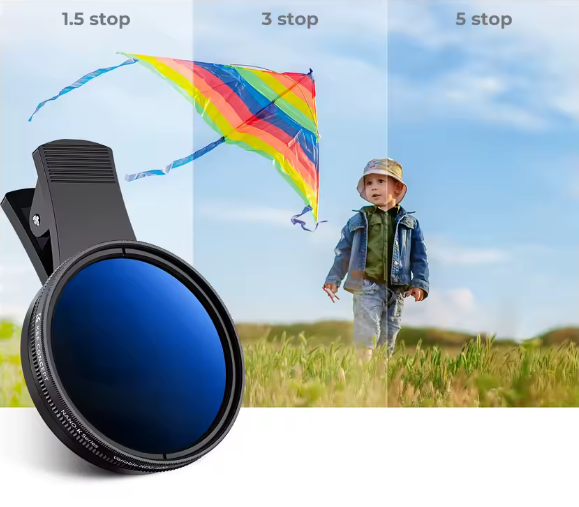 FILTRO PROFESIONAL GRADUABLE PARA CELULAR