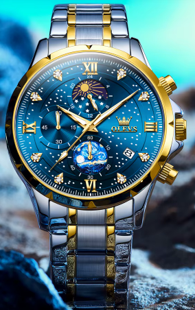 RELOJ "OLEVS" ¡PERFECTA FUSION DE ELEGANCIA Y FUNCIONALIDAD!