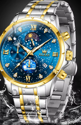 RELOJ "OLEVS" ¡PERFECTA FUSION DE ELEGANCIA Y FUNCIONALIDAD!