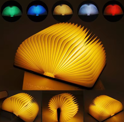 🌟LAMPARA LIBRO PLEGABLE💎