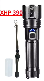 🔦 Linterna LED XHP 390 – Super Brillante🔦