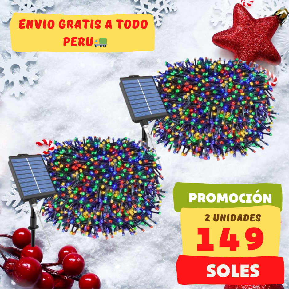 Luz Led con Panel Solar (25 METROS)