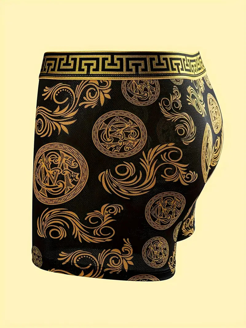 🖤 Set de 5 Bóxers para Hombre de Seda Helada 💛