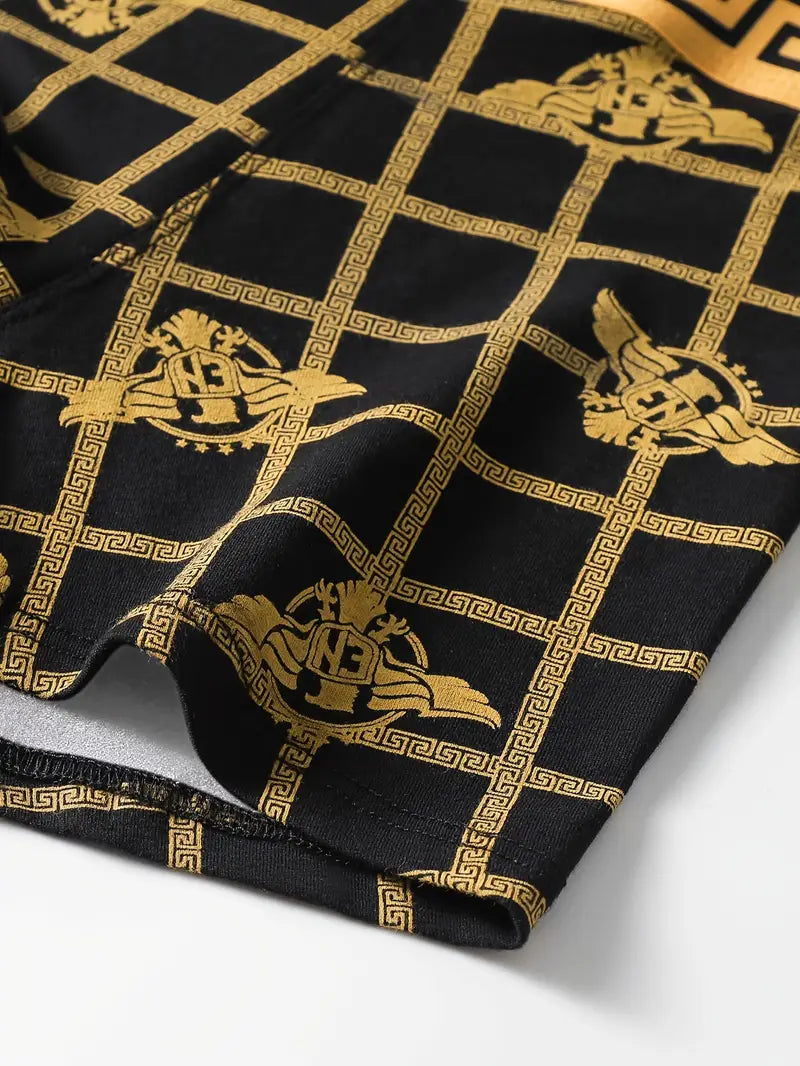 🖤 Set de 5 Bóxers para Hombre de Seda Helada 💛